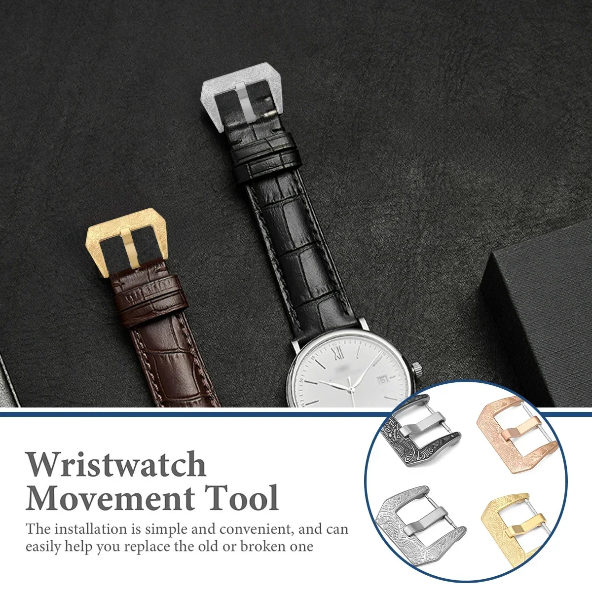 18Mm 20Mm 22Mm 24Mm Gesper Baj - Replacement Watch Bracelet ulasan dan harga