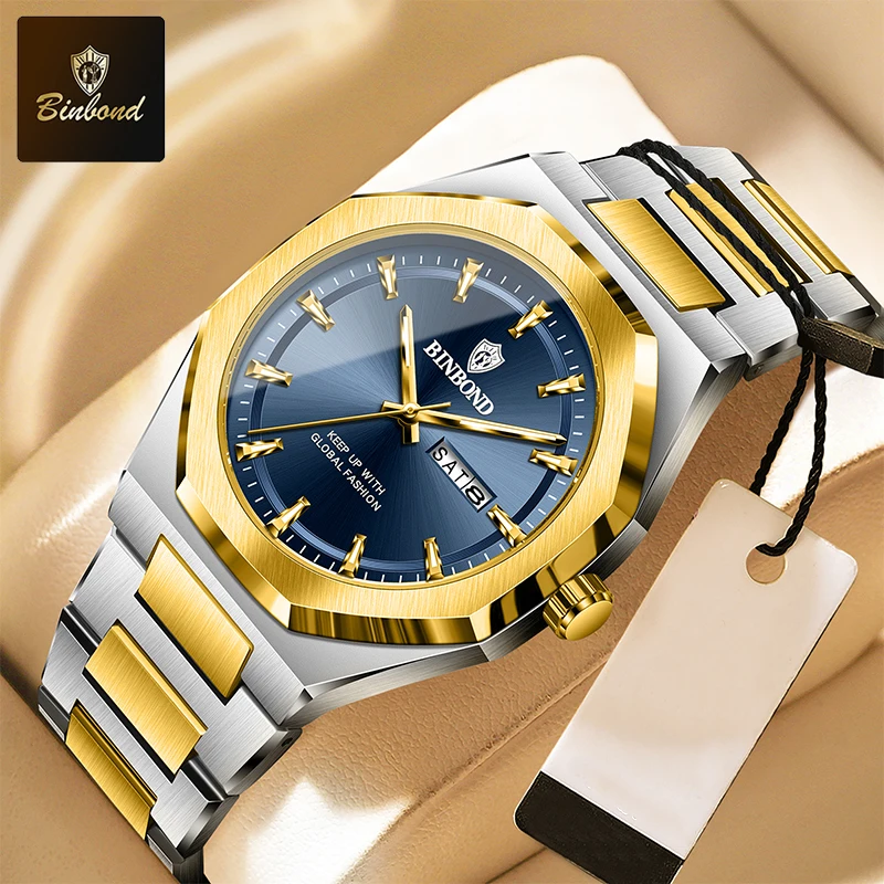 BINBOND Jam Tangan Kuarsa Pria - Smartwatch Trending Watches For Men ulasan dan harga