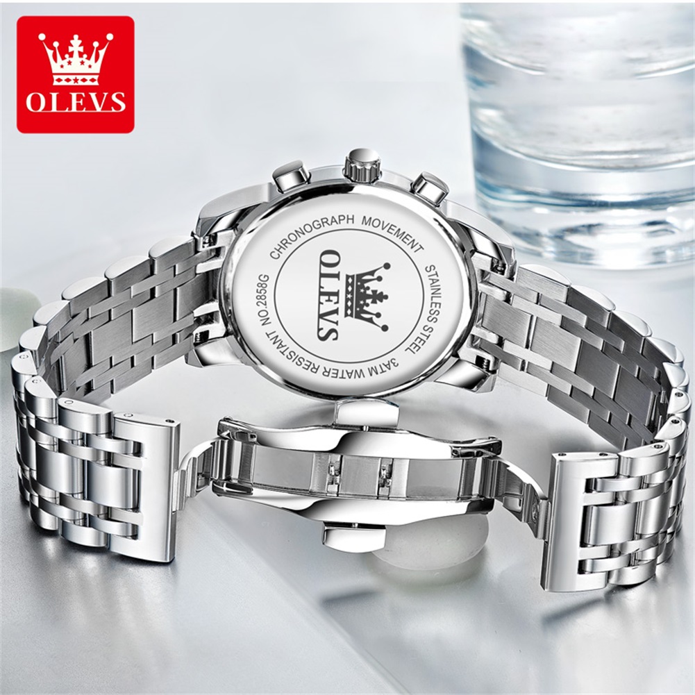 OLEVS Jam Tangan Pria Populer  - Analog Quartz Watch ulasan dan harga