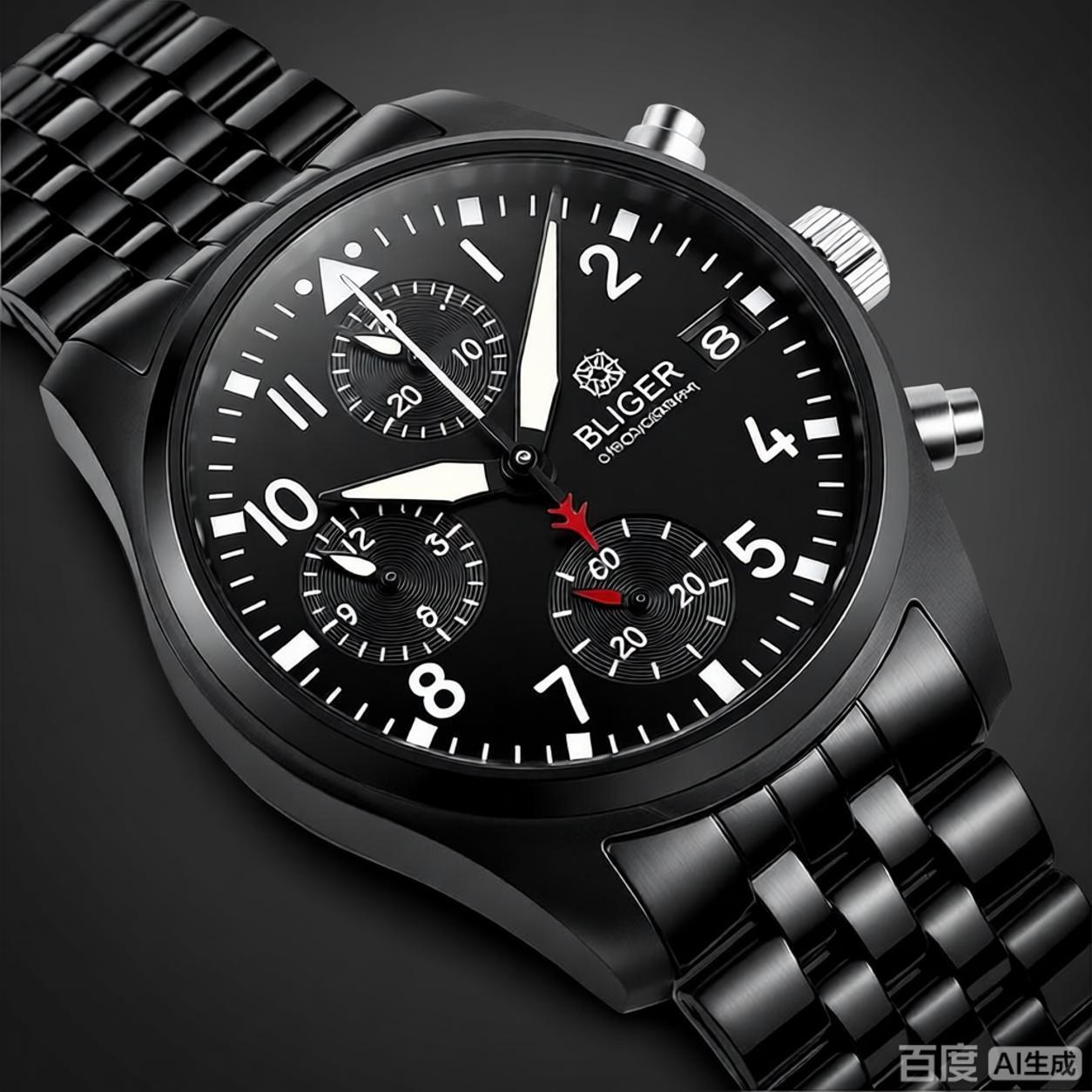 BLIGER Jam Tangan Chronograph  - Analog Quartz Watch ulasan dan harga