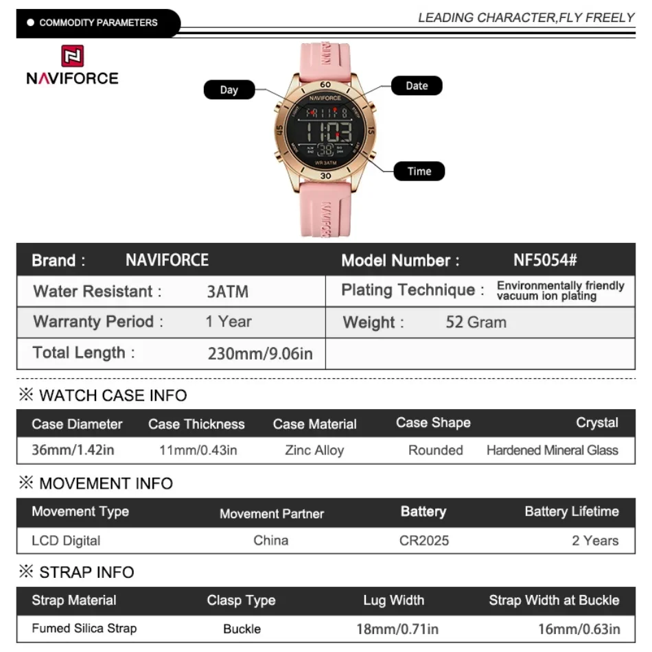 Jam Tangan NAVIFORCE untuk Wan - Chronograph Sport Watch ulasan dan harga