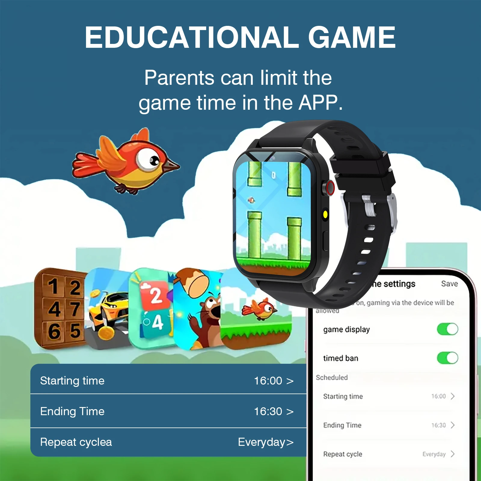 Jam Tangan Pintar Anak 18 Perm - Smartwatch Digital Watches For Kid Boy ulasan dan harga