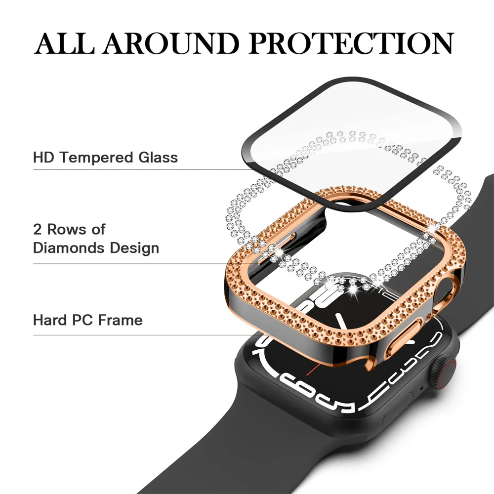 Casing jam tangan Apple, penut - Iwatch Smartwatch Series 7 ulasan dan harga