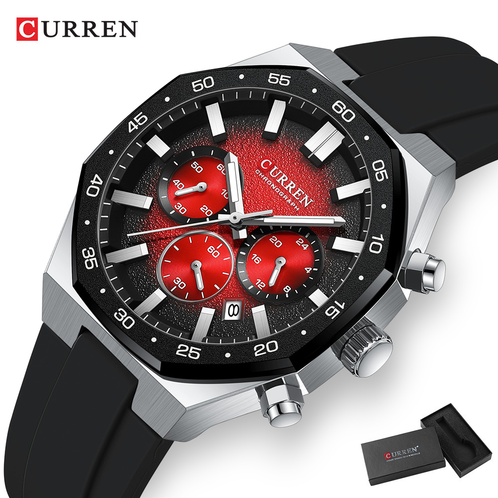 CURREN Jam Tangan Olahraga Pri - Analog Quartz Watch ulasan dan harga