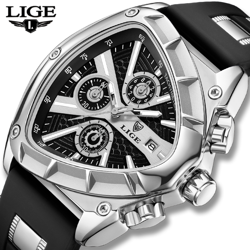LIGE Jam Tangan Pria Modis Jam - Smartwatch Army Watches For Men ulasan dan harga