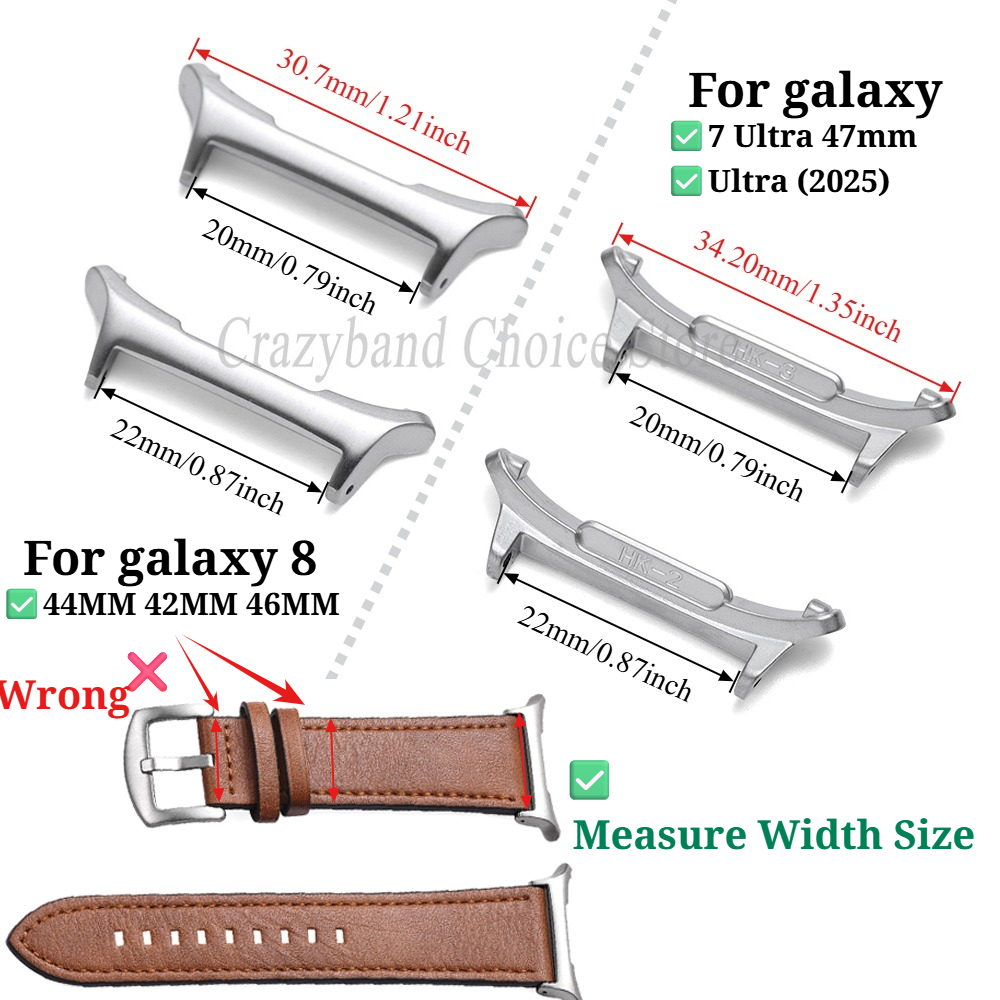 1 Pasang Konektor Logam untuk  - Replacement Watch Bracelet ulasan dan harga