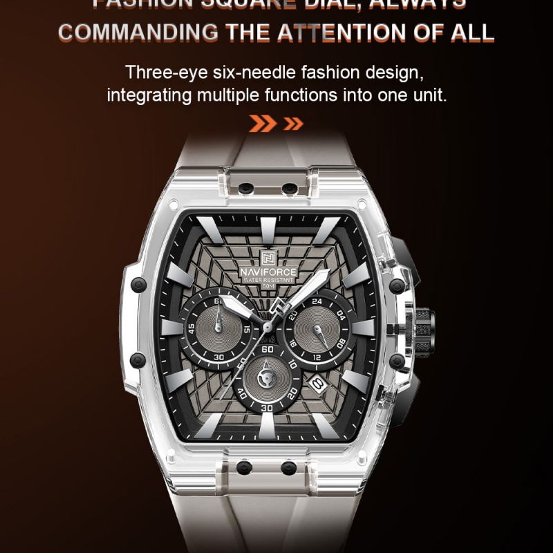 NAVIFORCE Jam Tangan Olahraga  - Chronograph Sport Watch ulasan dan harga