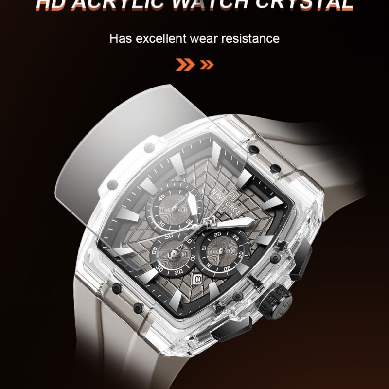 NAVIFORCE Jam Tangan Olahraga  - Chronograph Sport Watch ulasan dan harga