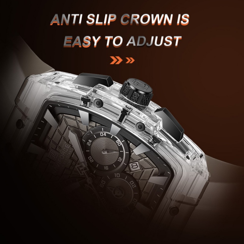 NAVIFORCE Jam Tangan Olahraga  - Chronograph Sport Watch ulasan dan harga