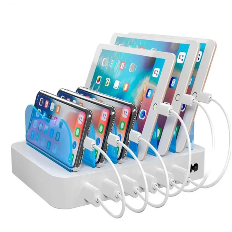 6USB dudukan telepon desktop,  - Watch Smartwatch ulasan dan harga