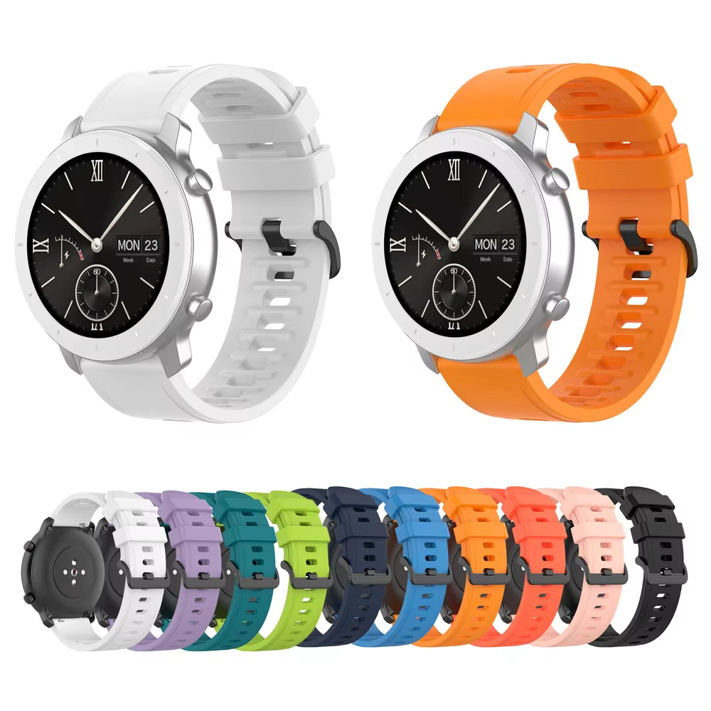 Gelang jam silikon 22mm untuk  - Smartwatch Pebble Watches ulasan dan harga