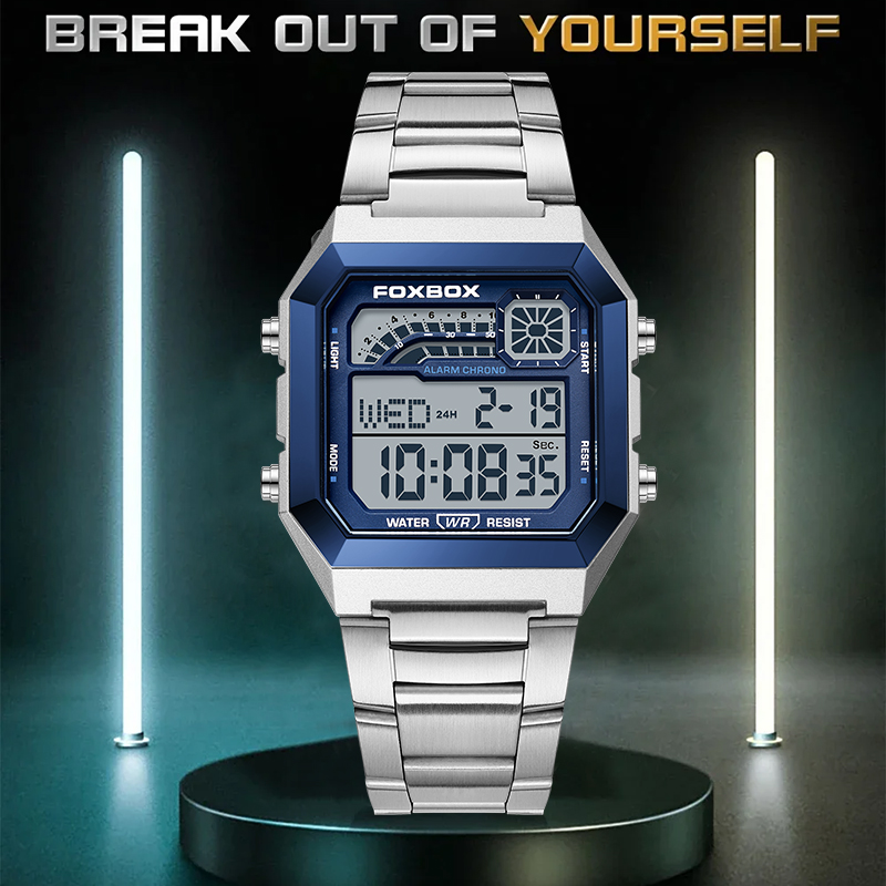Jam Tangan Pria Digital Mewah  - Analog Quartz Watch ulasan dan harga